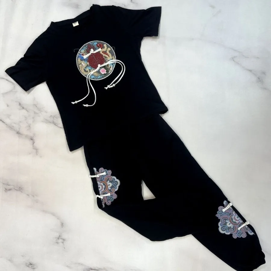 ست دوتیکه تیشرت شلوار