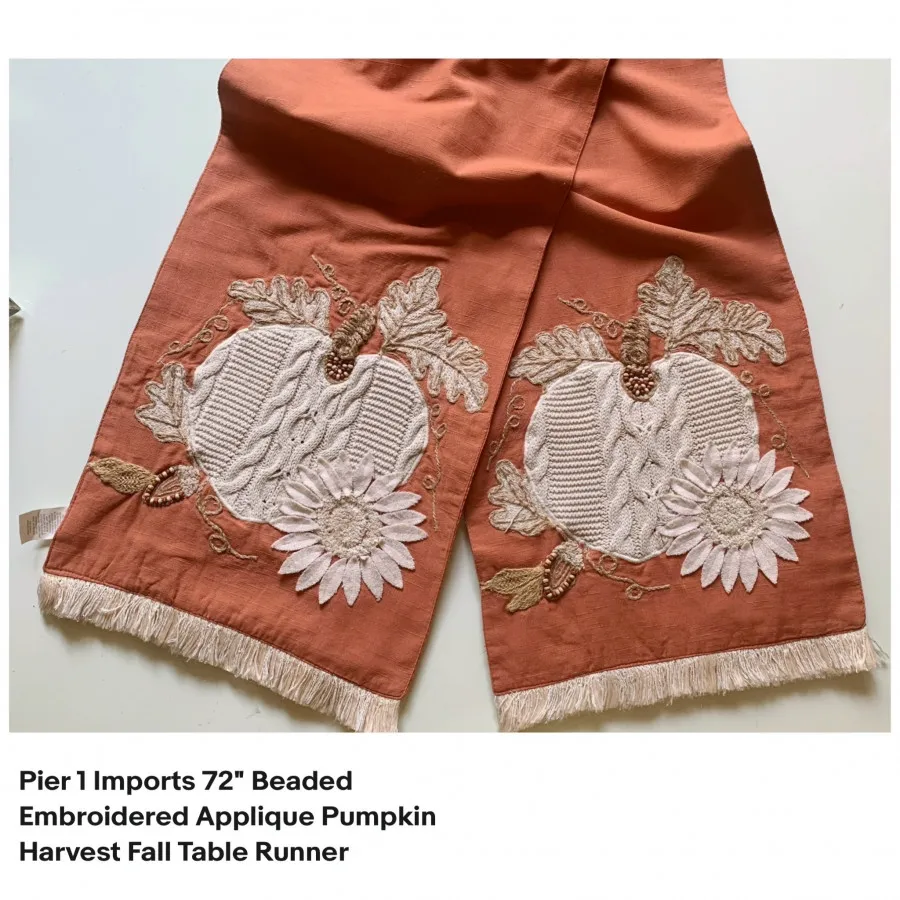 رانر اپلیکه پاییزی