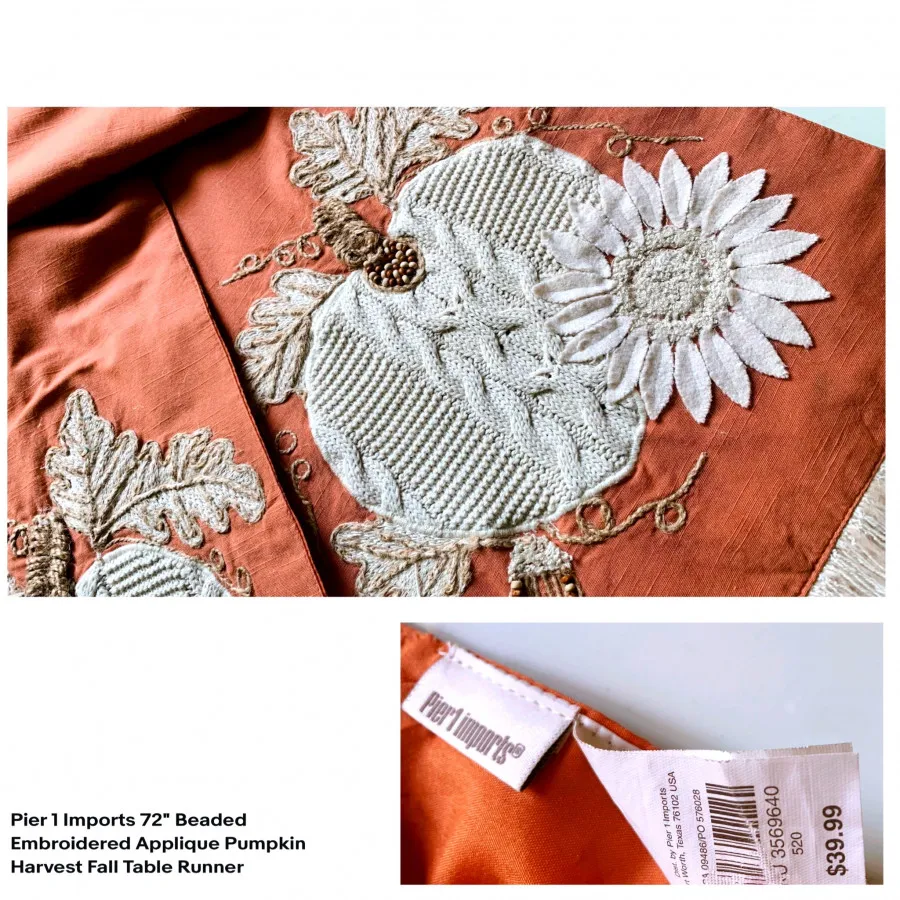 رانر اپلیکه پاییزی