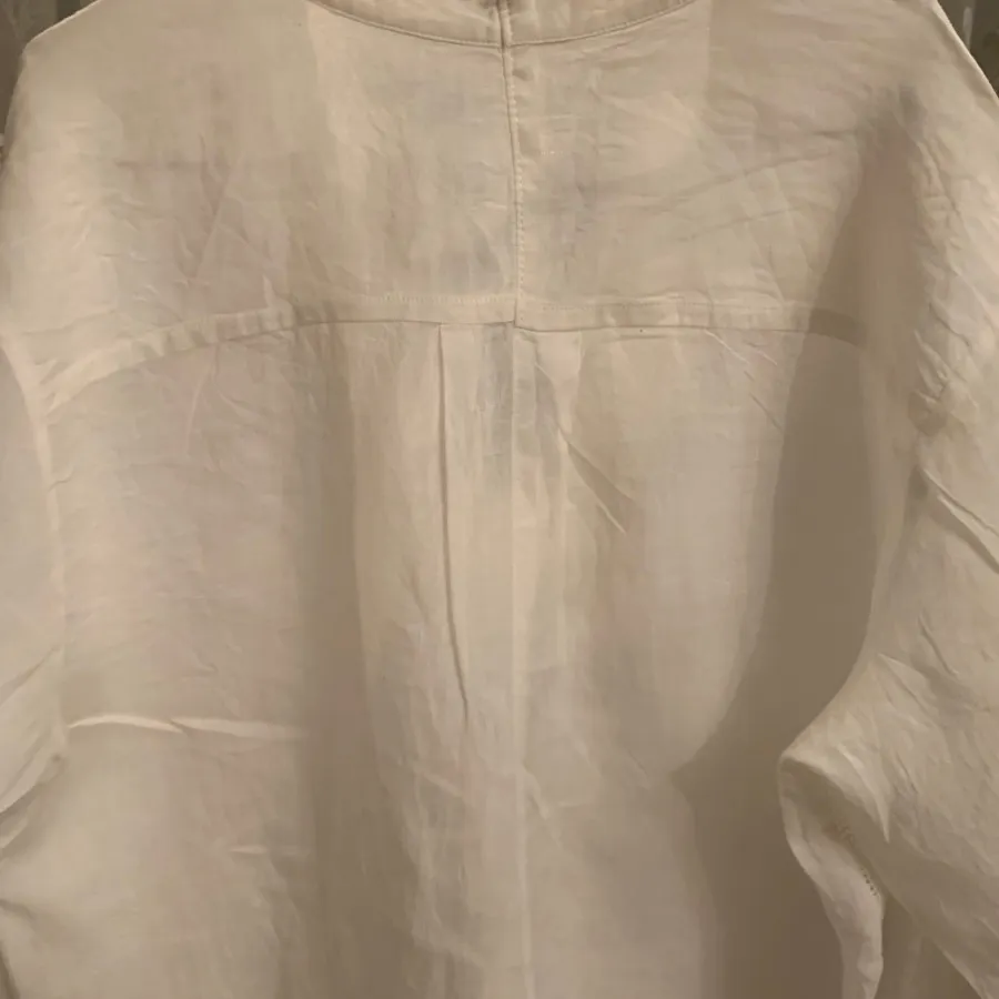 شومیز لینن سفید اورجینال