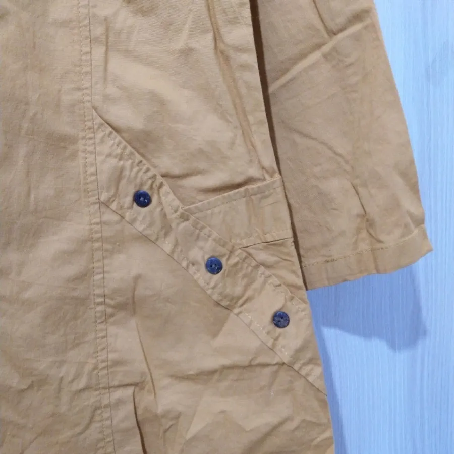 تونیک مانتویی خردلی