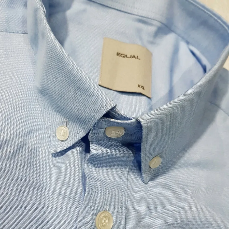 پیراهن پارچه شامبره آبی