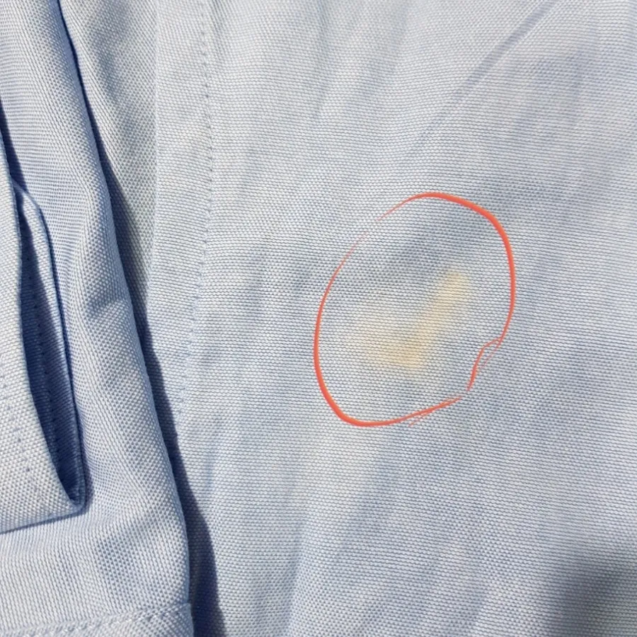 پیراهن پارچه شامبره آبی