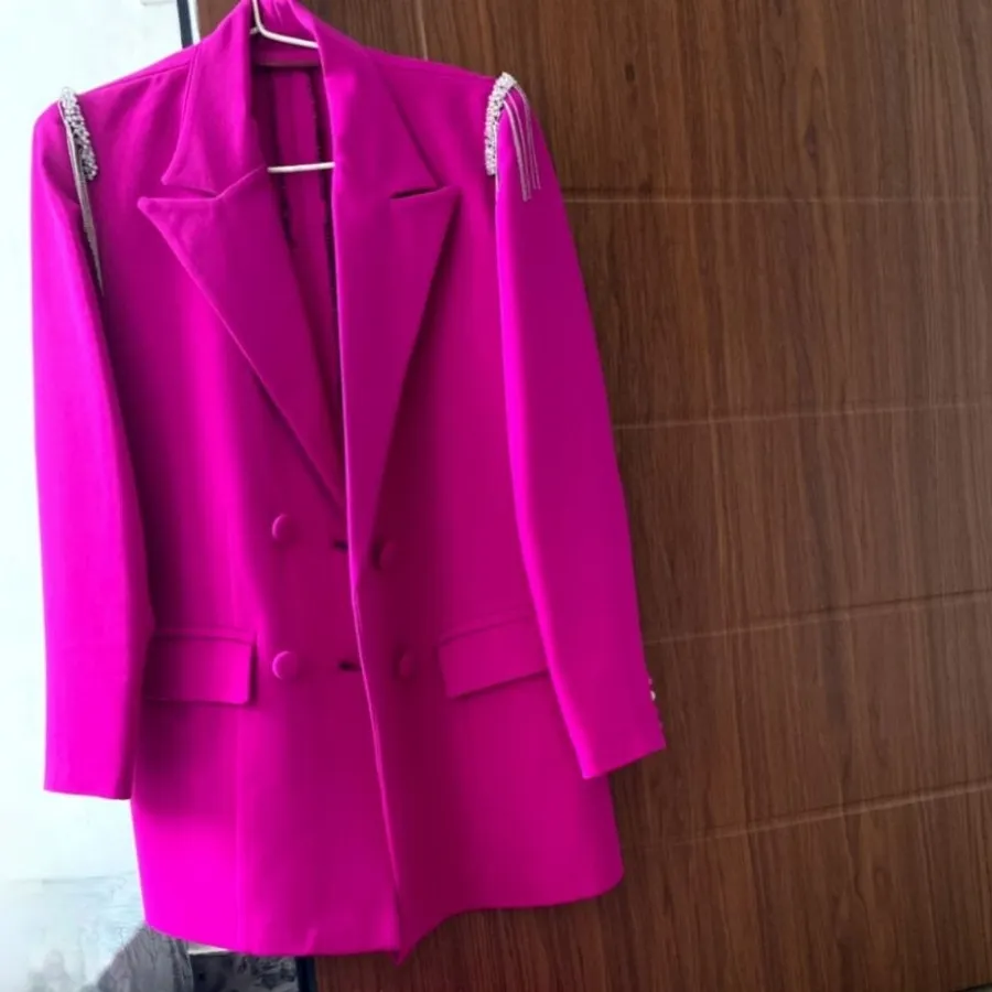 کت شلوار ارغوانی