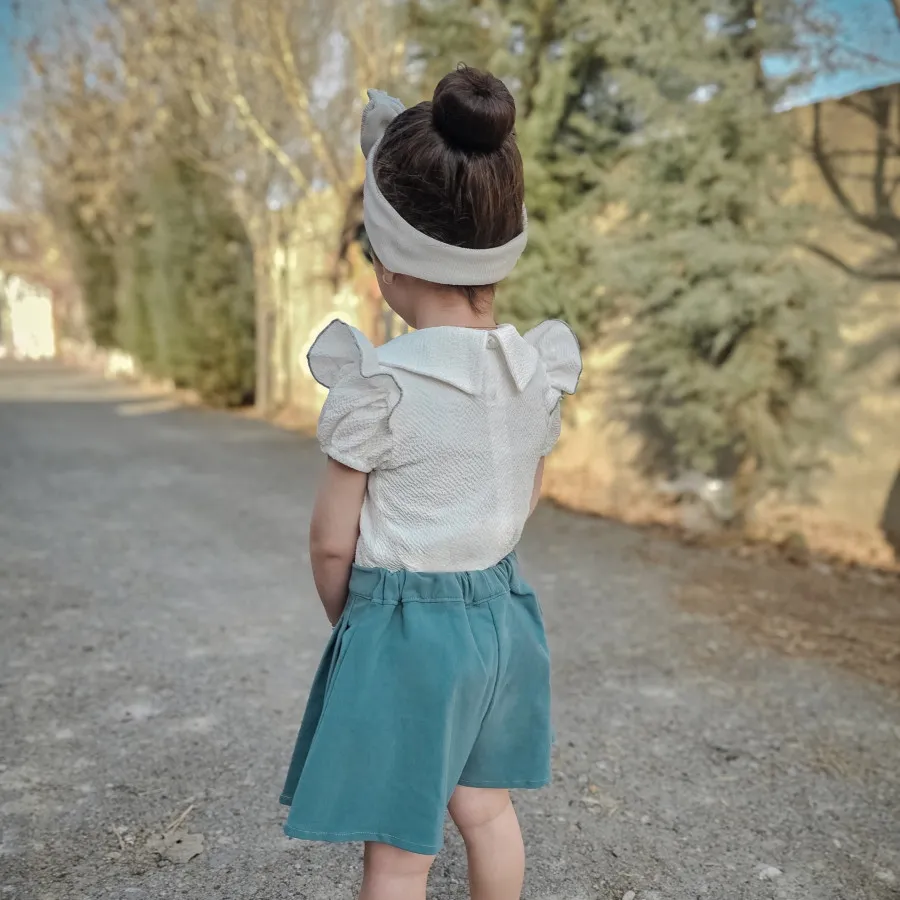 شومیز شلوارک دامنی