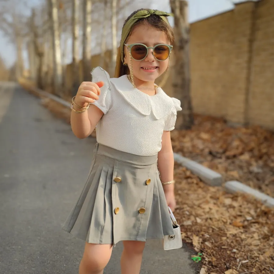 شومیز شلوارک دامنی