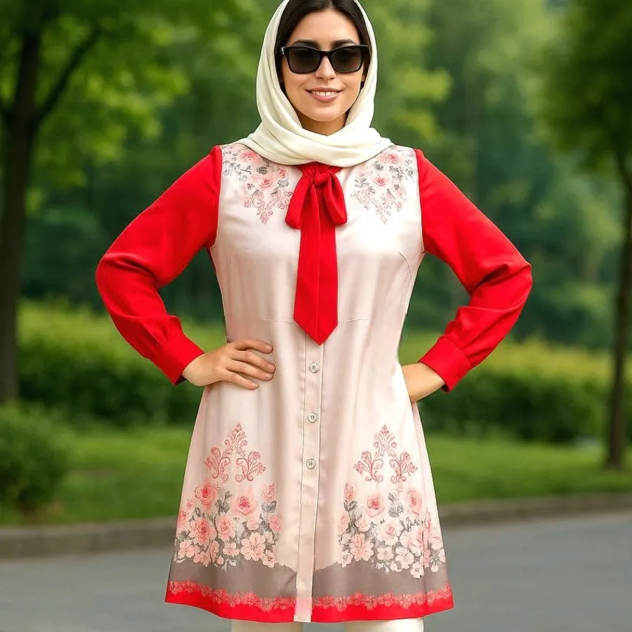 تونیک گلدار