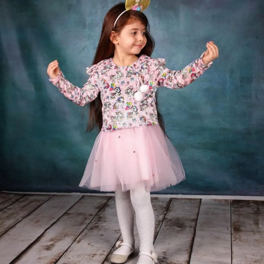 پیرهن دامن پفی