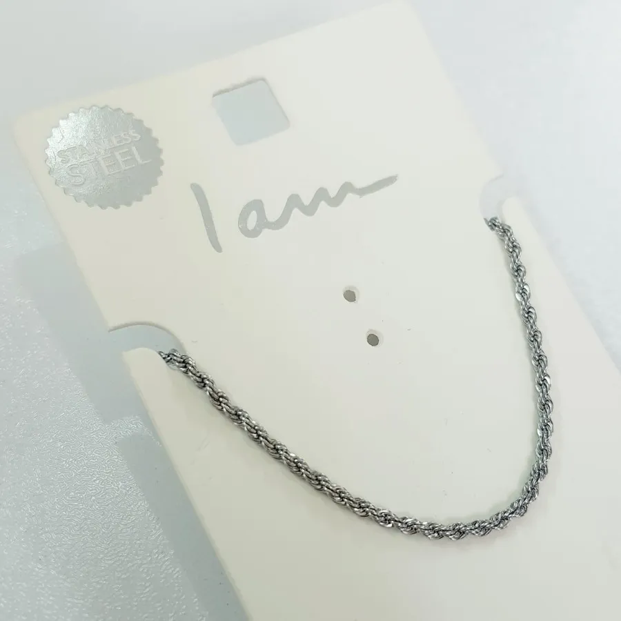 دستبند استیل طنابی ظریف