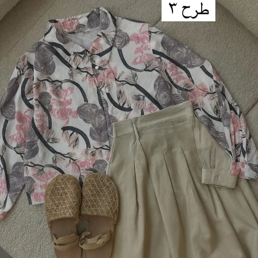 شومیز گره ای بهاران