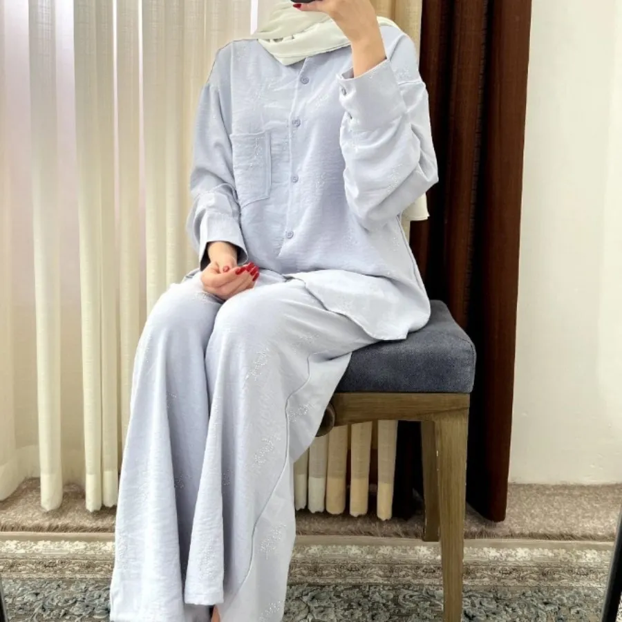 ست شومیزشلوارنگین دار