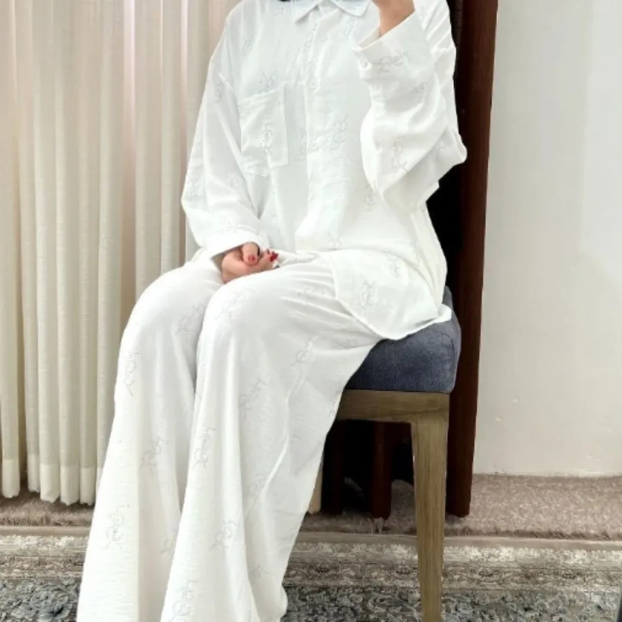 ست شومیزشلوارنگین دار