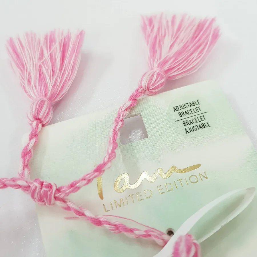 دستبند بافت پارچه رنگی