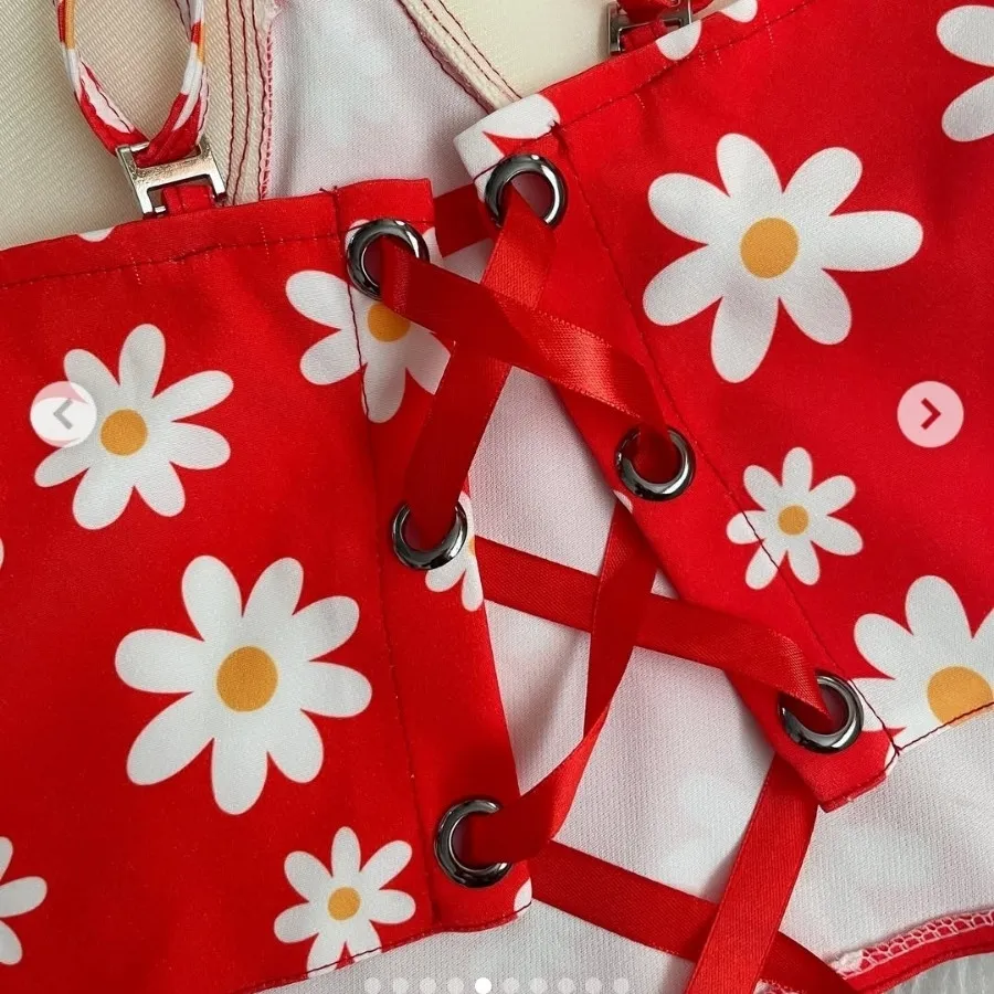 ست کراپ دامن بابونه