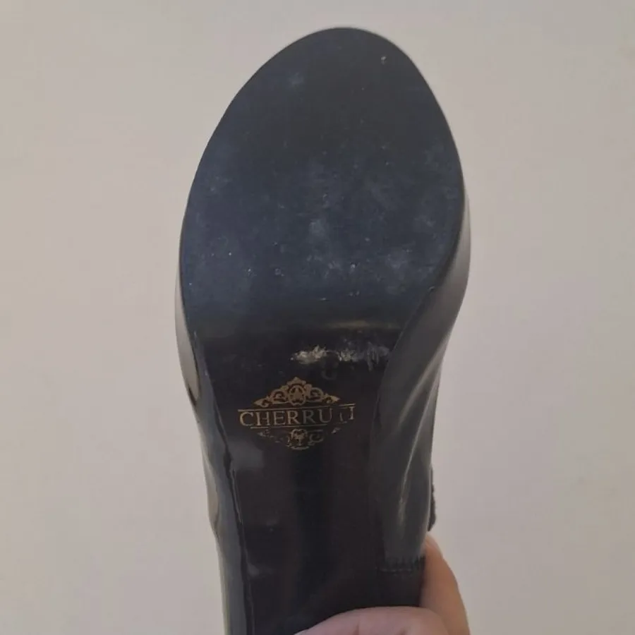 کفش پاشنه بلند مشکی 38