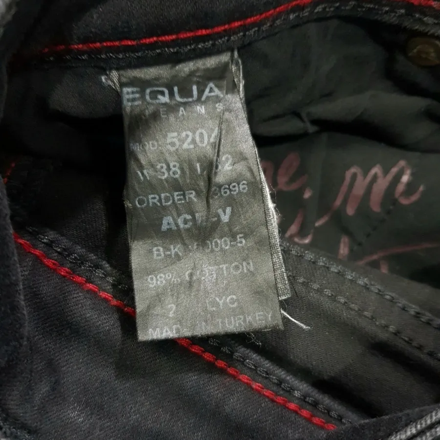 شلوارجین ترک مشکی سایز 38