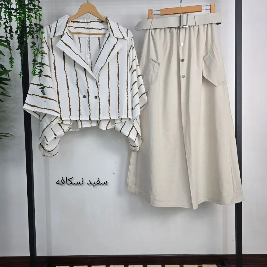 شومیز دامن ست