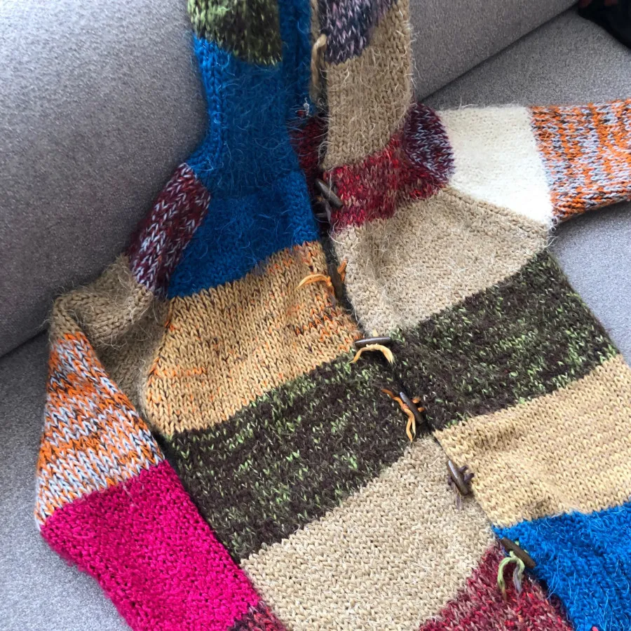 ژاکت بافت بلند