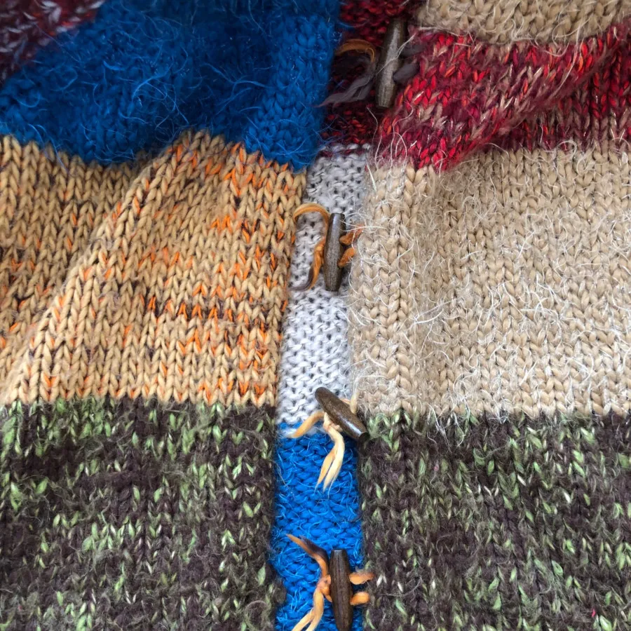 ژاکت بافت بلند