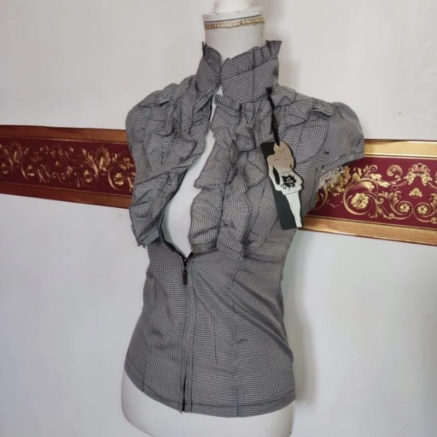 شومیز یقه آبشاری