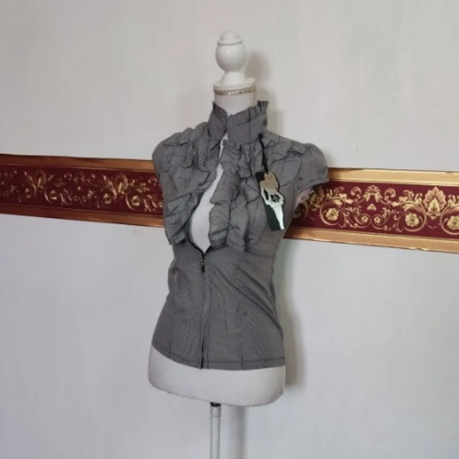 شومیز یقه آبشاری