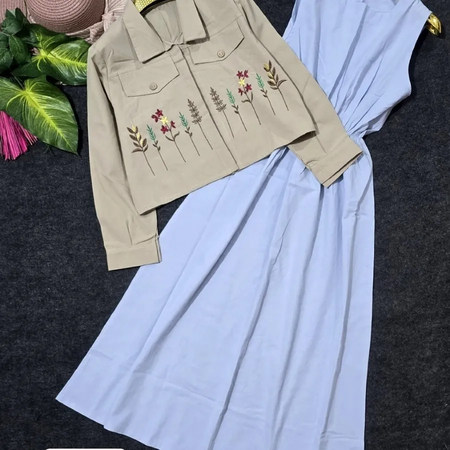 کت و سارافون گلدوزی