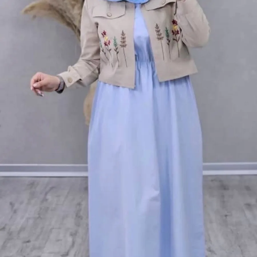 کت و سارافون گلدوزی