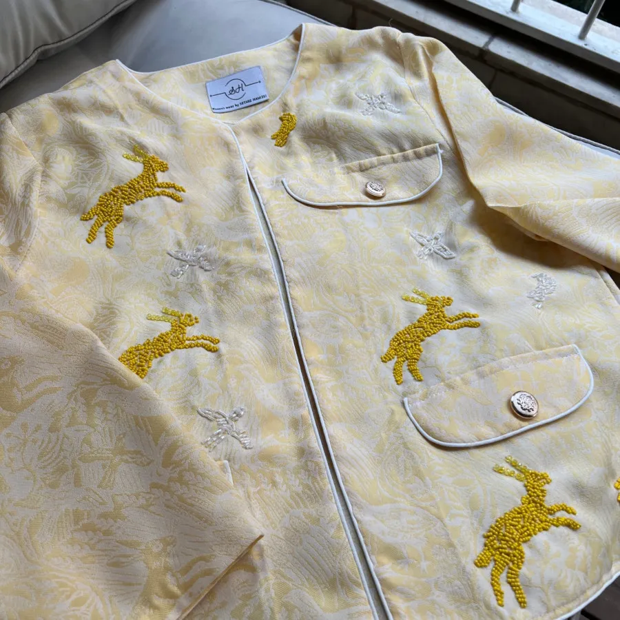 کت خرگوشی جواهردوزی دست