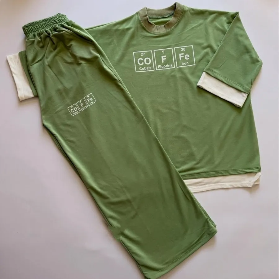 تیشرت لانگ و شلوار بگ