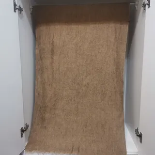 شال مخمل کبریتی قهوه ای