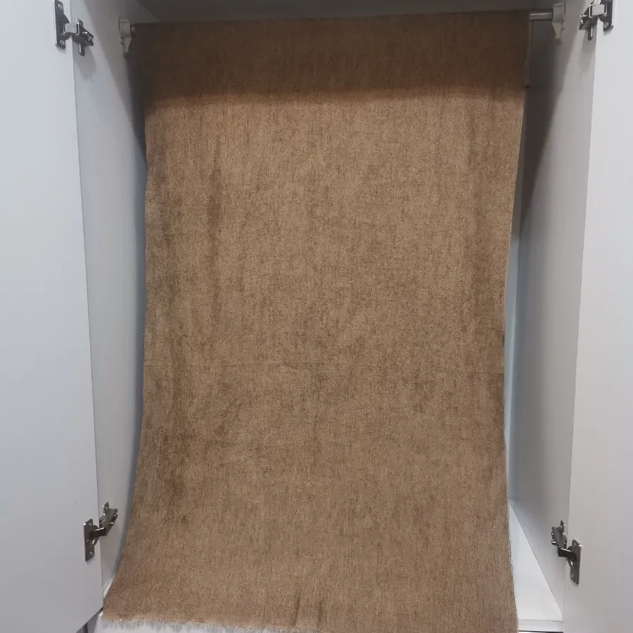 شال مخمل کبریتی قهوه ای