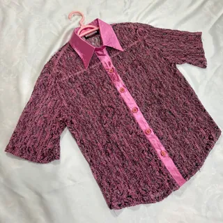 بلوز گیپور منجوق دوزی