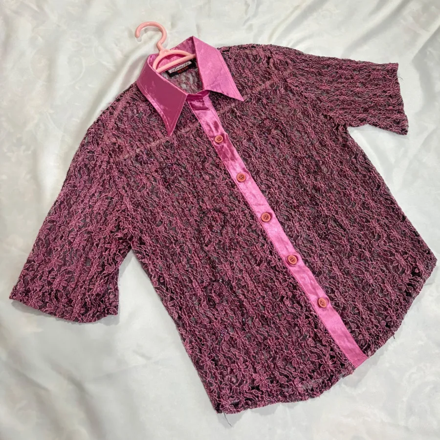 بلوز گیپور منجوق دوزی