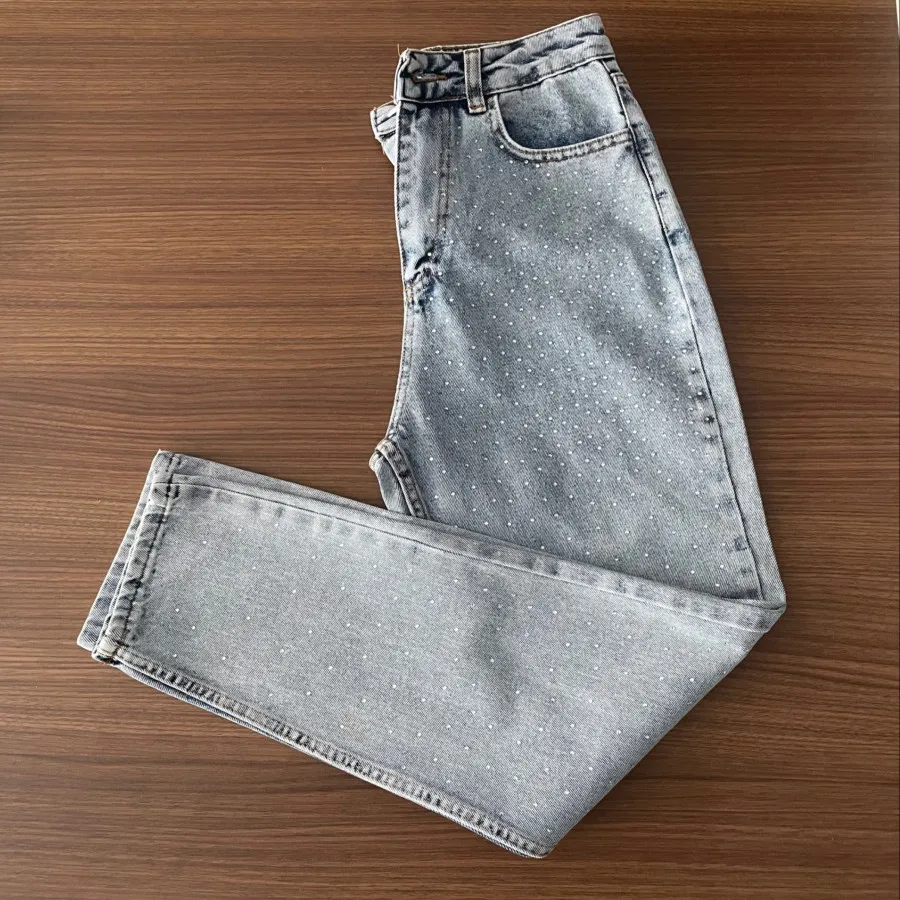 شلوار جین فول نگین