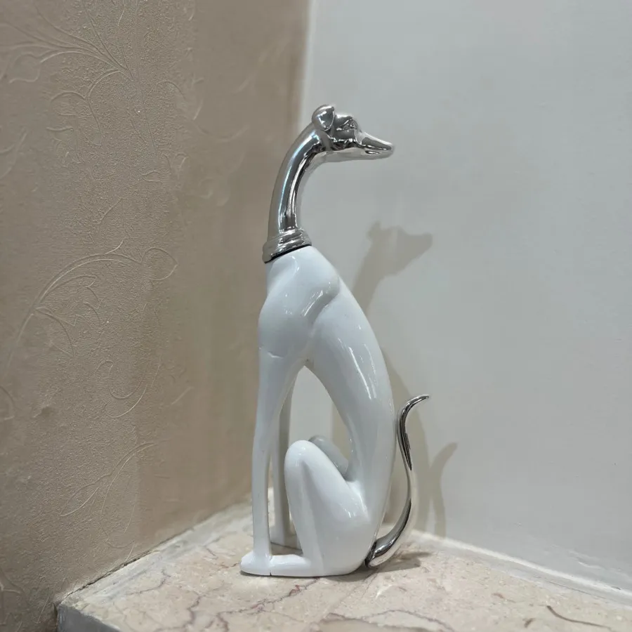 مجسمه سگ نشسته متوسط
