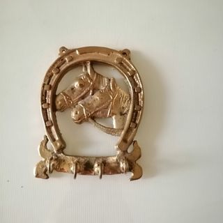 جاکلیدی دیواری برنز اسب