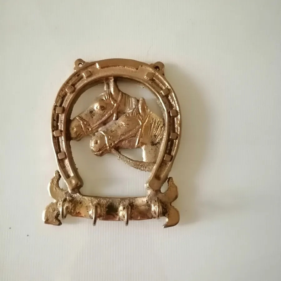 جاکلیدی دیواری برنز اسب