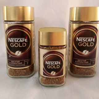 نسکافه گلد شیشه‌ای اصل