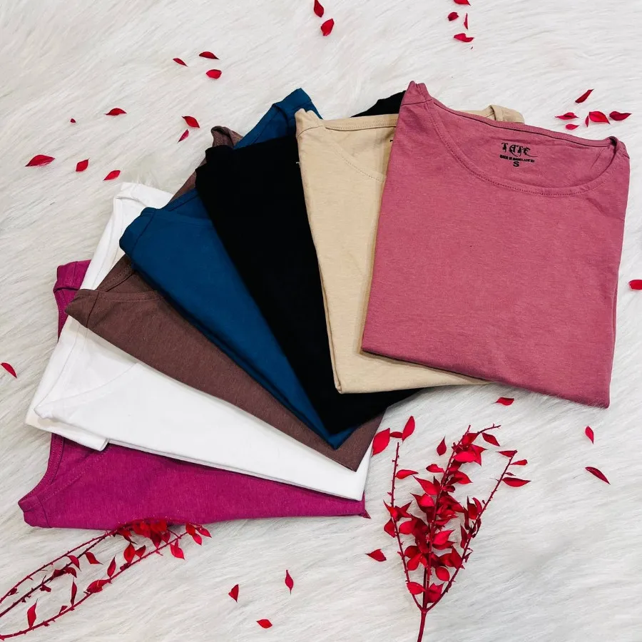 تیشرت نخی ساده