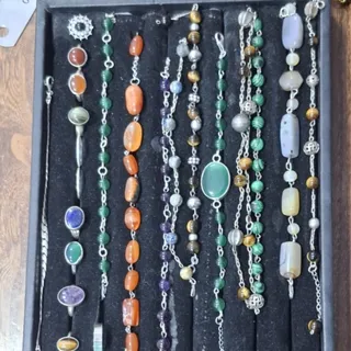 دستبند و انگشتر نقره