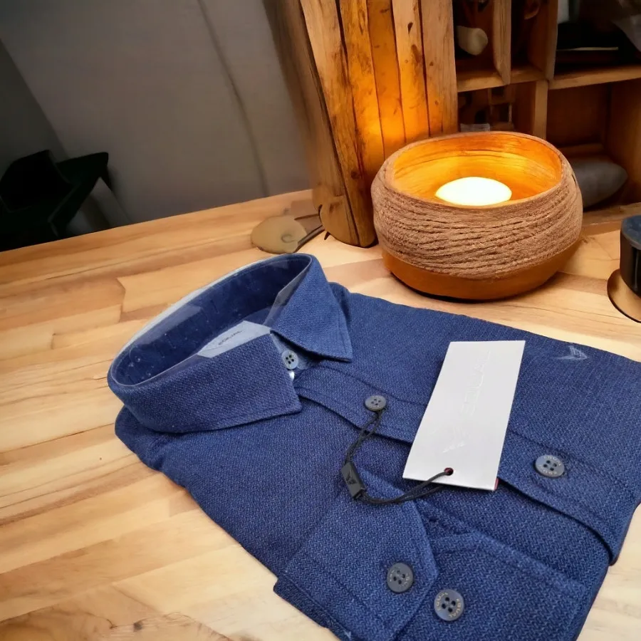 پیراهن حصیری ترک سرمه ای