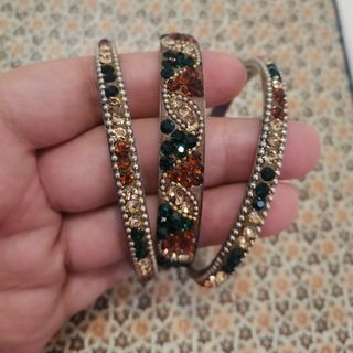 سه عدد النگو هندی سبز