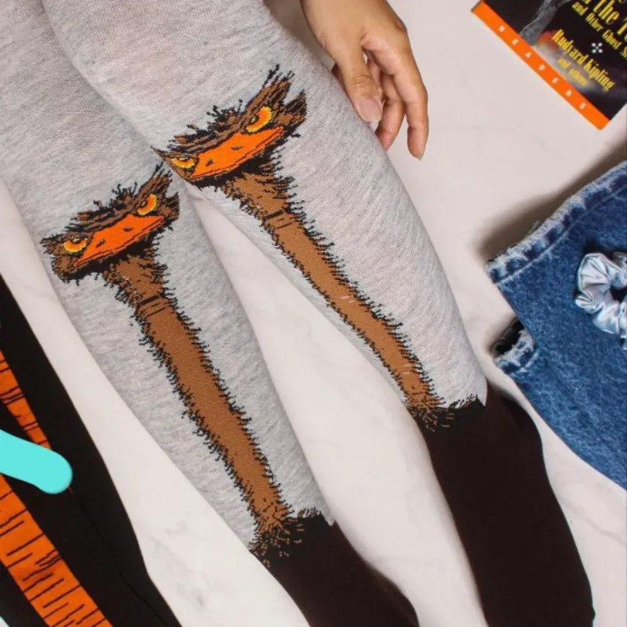 جوراب بالازانو شترمرغی