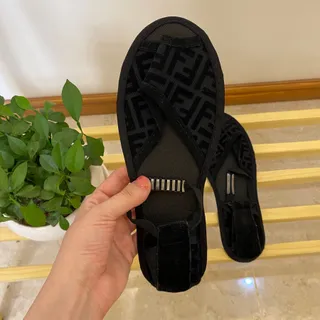 پاپوش کف چرم فندی
