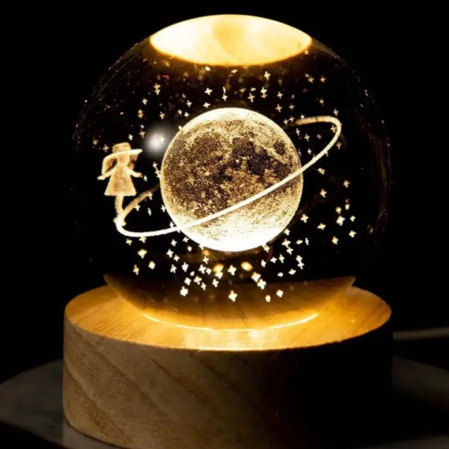 گوی شیشه ای چراغ خواب