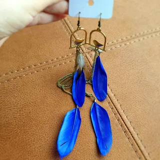 گوشواره زیبا پَر و قفس
