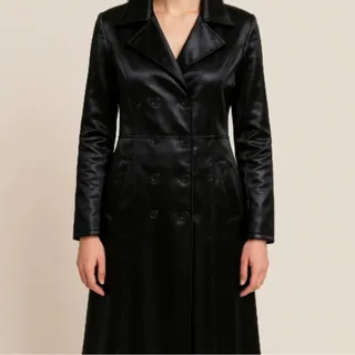 پالتو براق مشکی