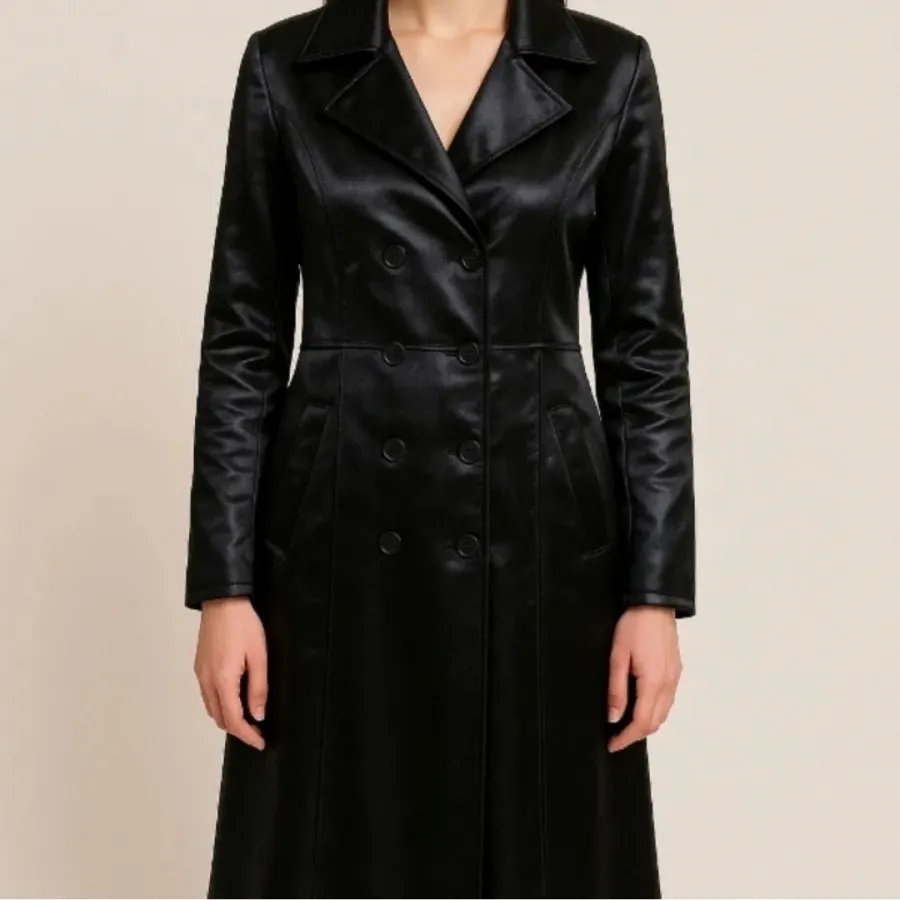 پالتو براق مشکی