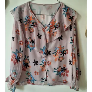 شومیز حریر استردار SHEIN