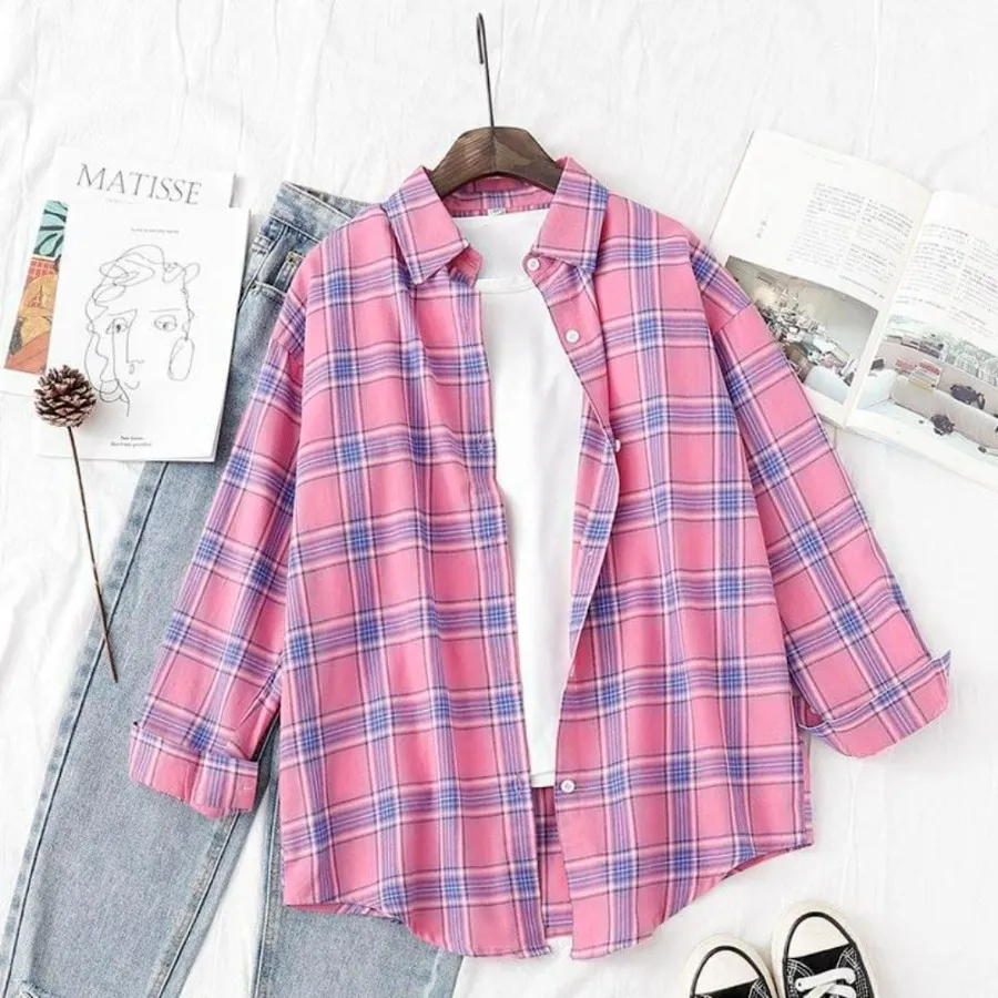 شومیز مانتویی نخی